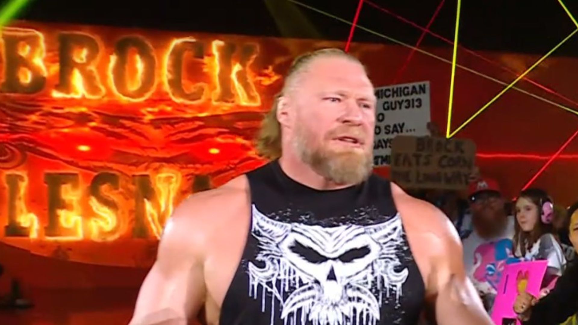 Brock Lesnar had something to say