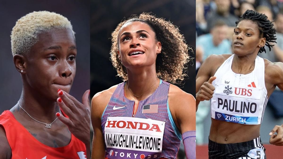 What is Sydney McLaughlin-Levrone's 400m personal best and her head-to-head record against Salwa Eid Naser and Marileidy Paulino?