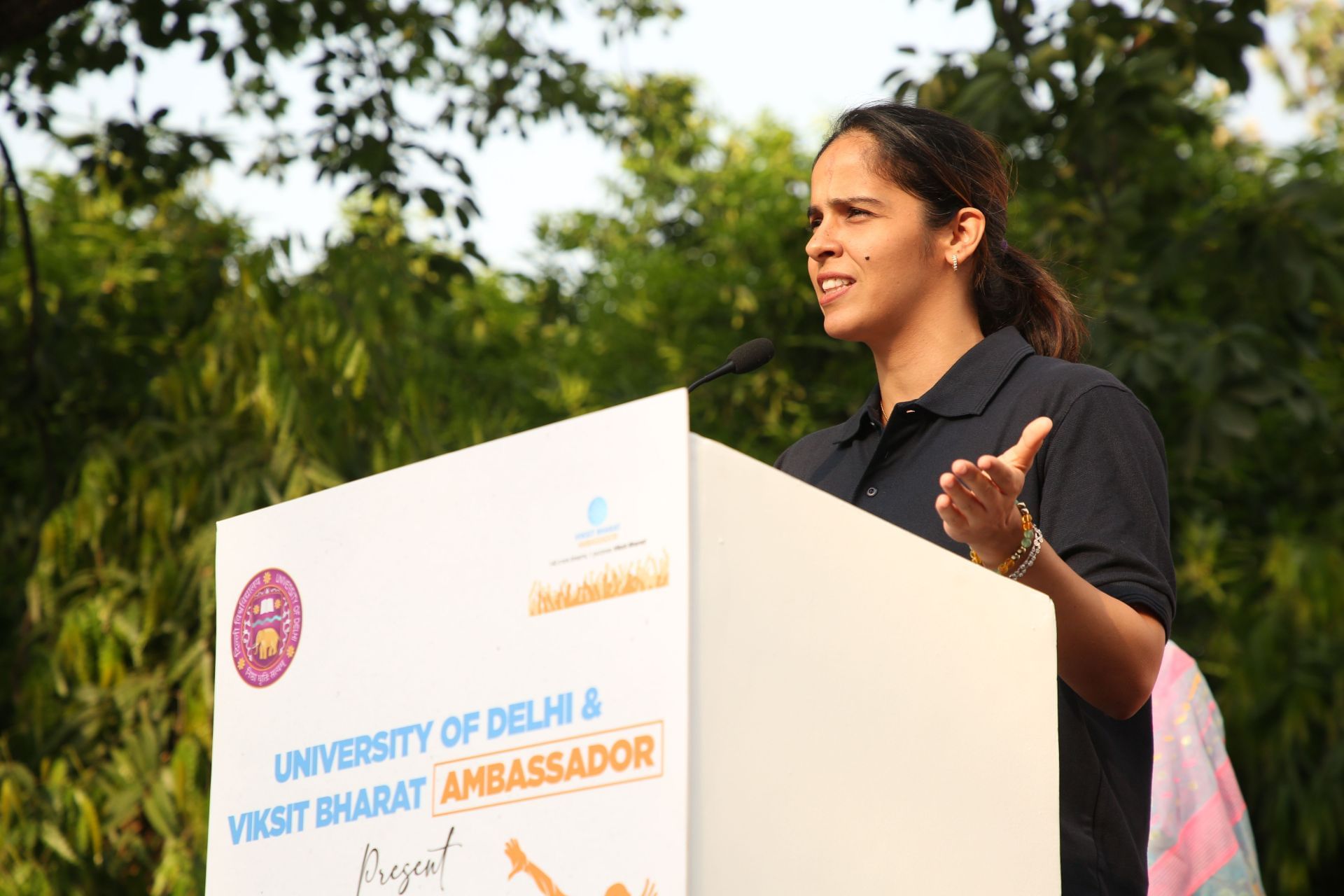 Saina Nehwal at an event in Delhi (Image Source: Getty) 