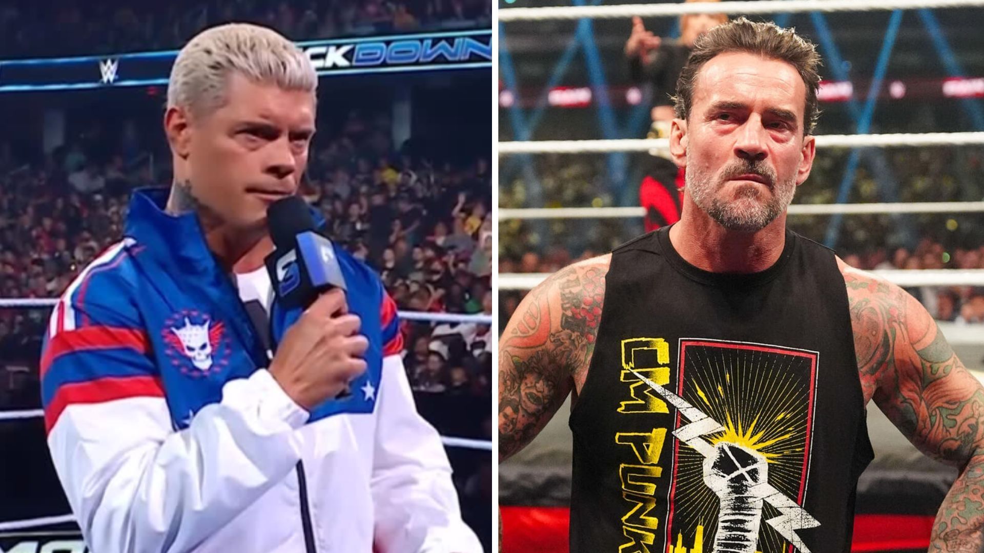 Cody Rhodes (left) and CM Punk (right) [Image credits: WWE