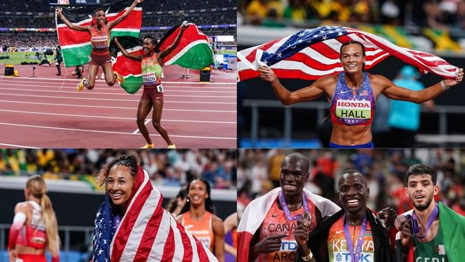 World Athletics Championships 2025 medal tally: USA maintains lead on penultimate day, Kenya in second; see full standings here