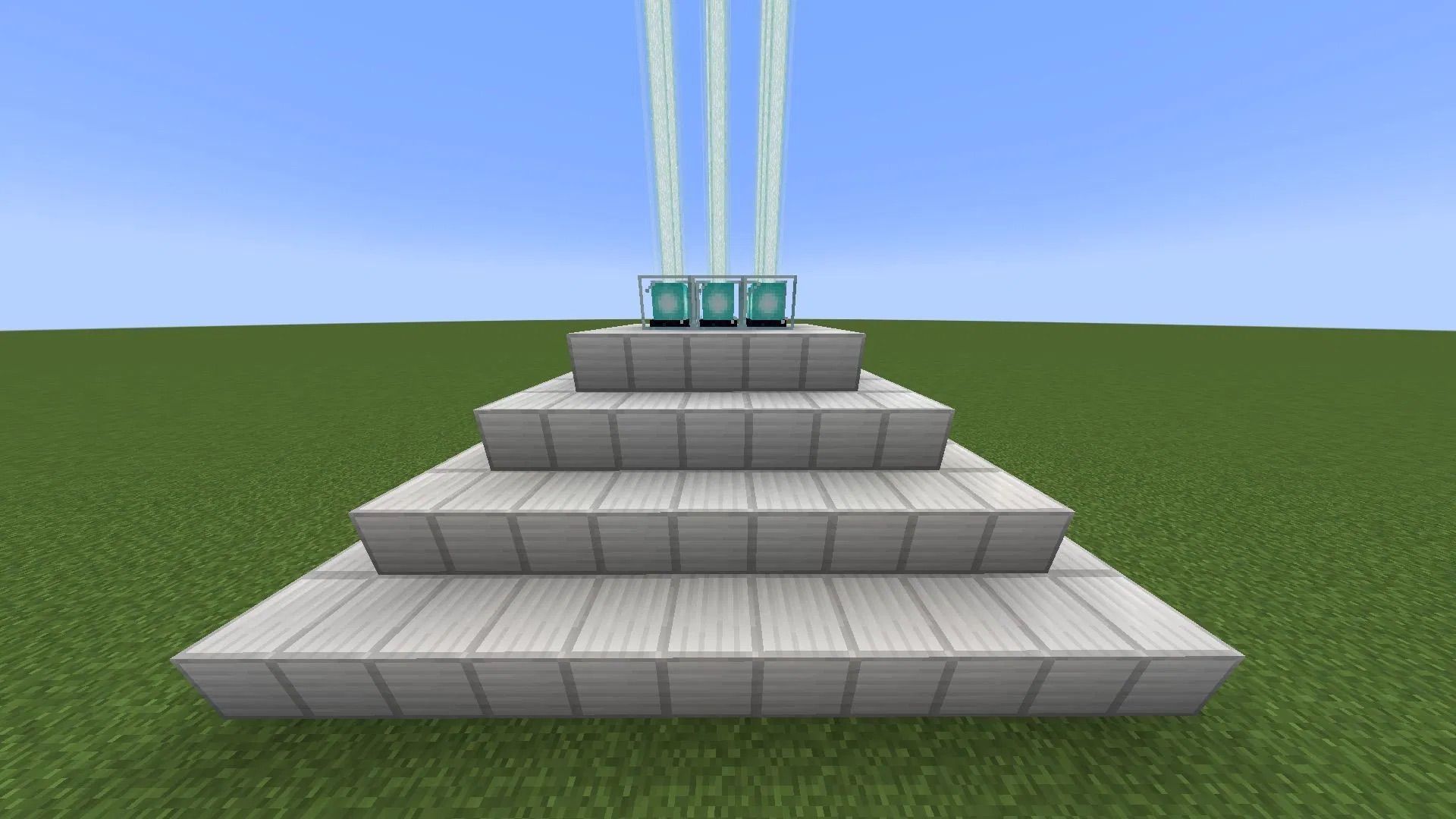 Making a beacon in Minecraft requires a lot of effort and materials (Image via Mojang Studios)