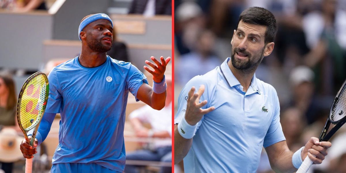 Frances Tiafoe (left), Novak Djokovic (right), Sources: Getty