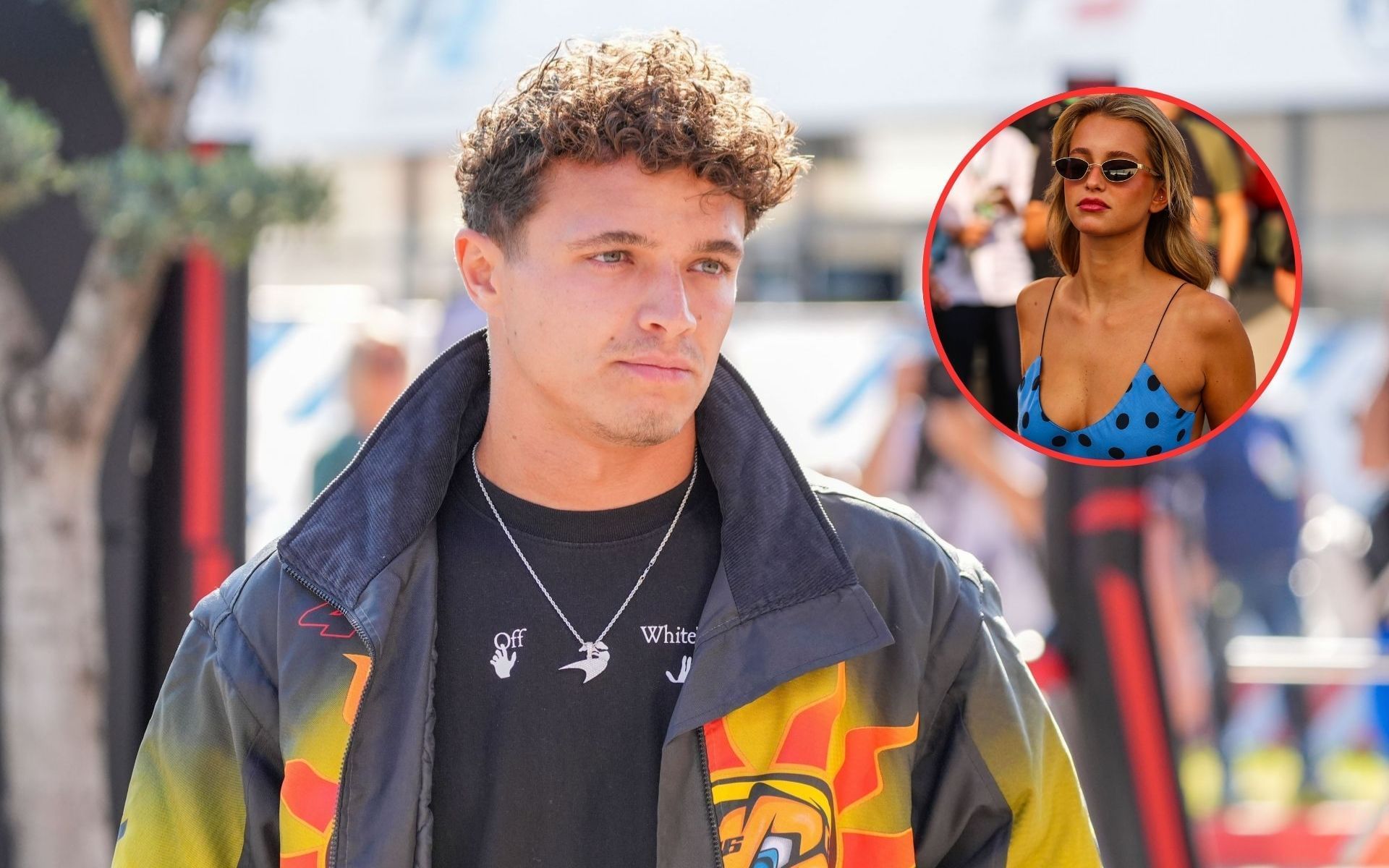 Lando Norris and Margarida Corceiro