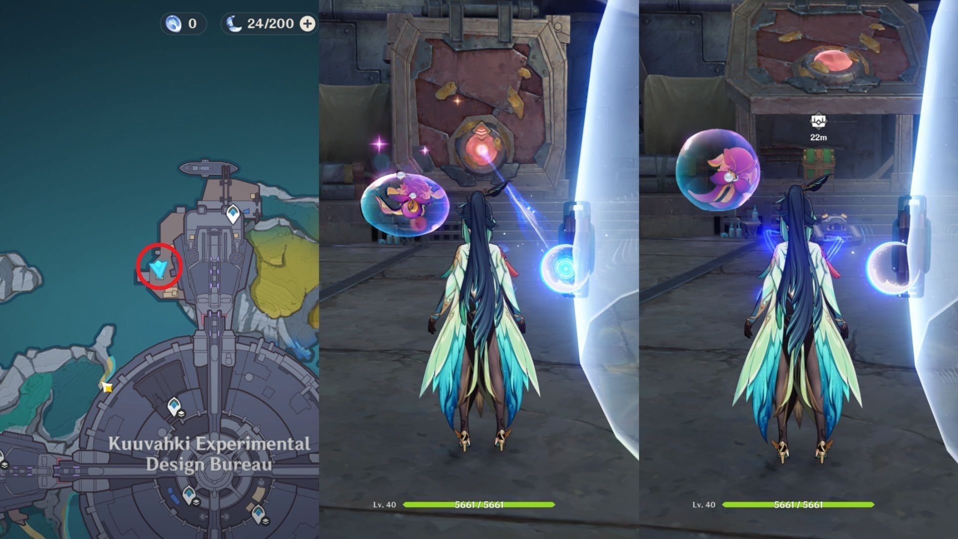 Open the container to get the chest (Image via HoYoverse)