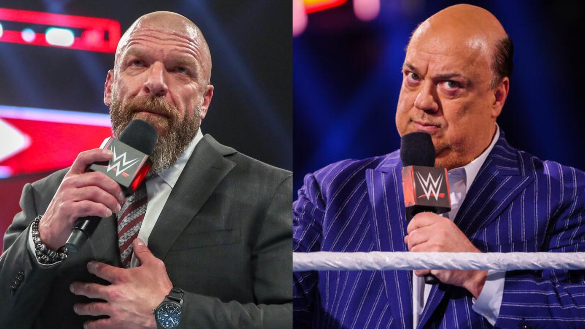 Triple H and Paul Heyman! [Images from WWE.com]