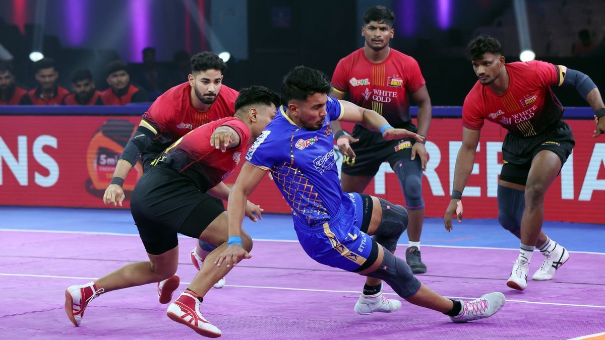 Bengaluru Bulls will be in action tonight (Image: Pro Kabaddi)
