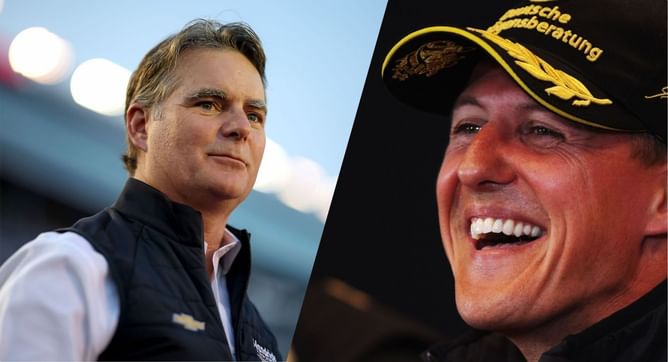 “He was like Michael Jordan”: When Jeff Gordon shared his admiration for F1 legend Michael Schumacher