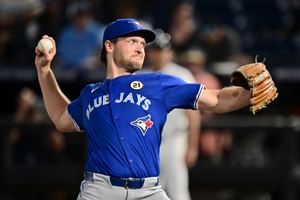 WATCH: Blue Jays’ Trey Yesavage’s record-setting MLB debut leaves proud dad wiping away tears