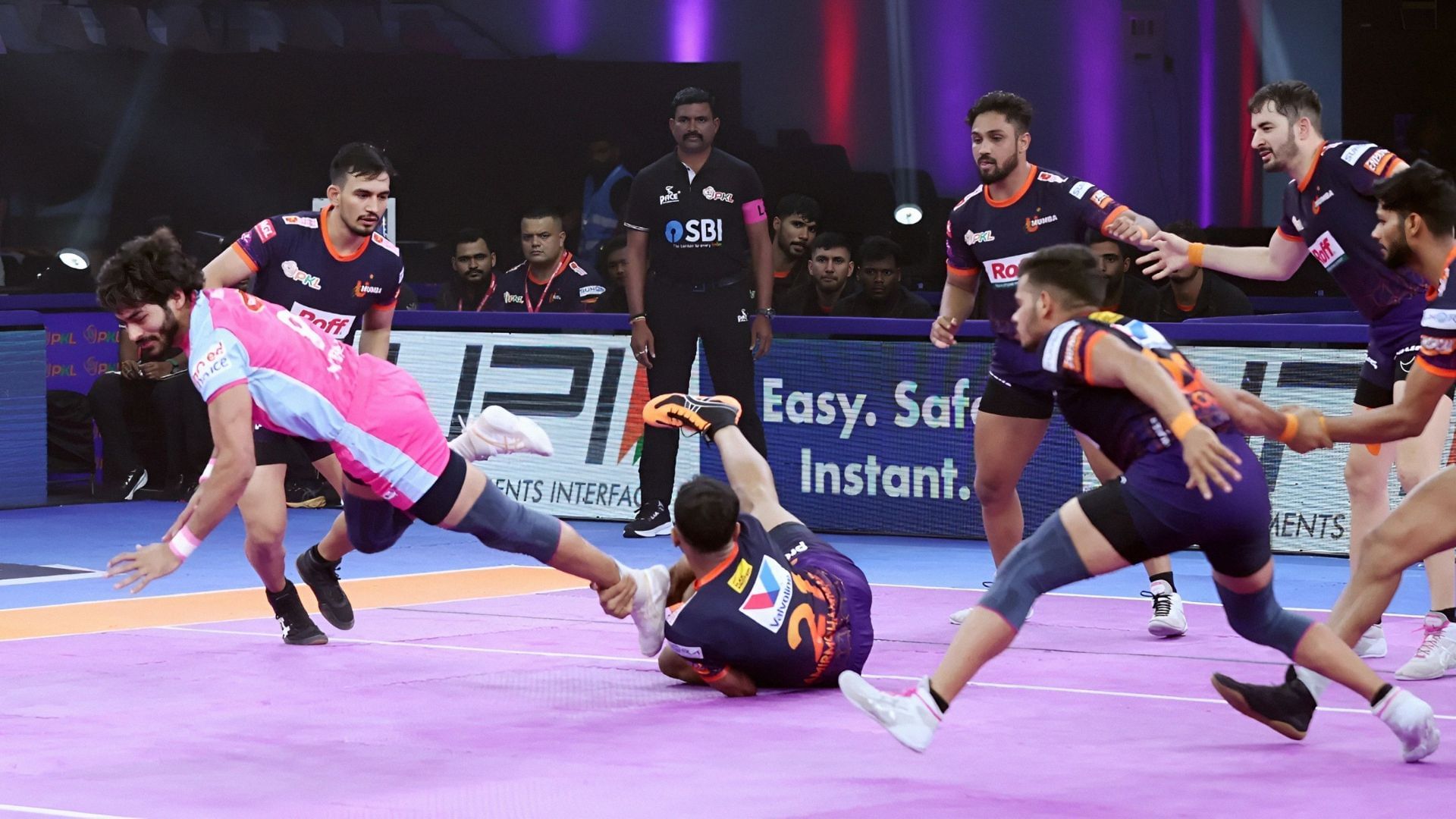 Jaipur Pink Panthers win an exciting tiebreaker against U Mumba 