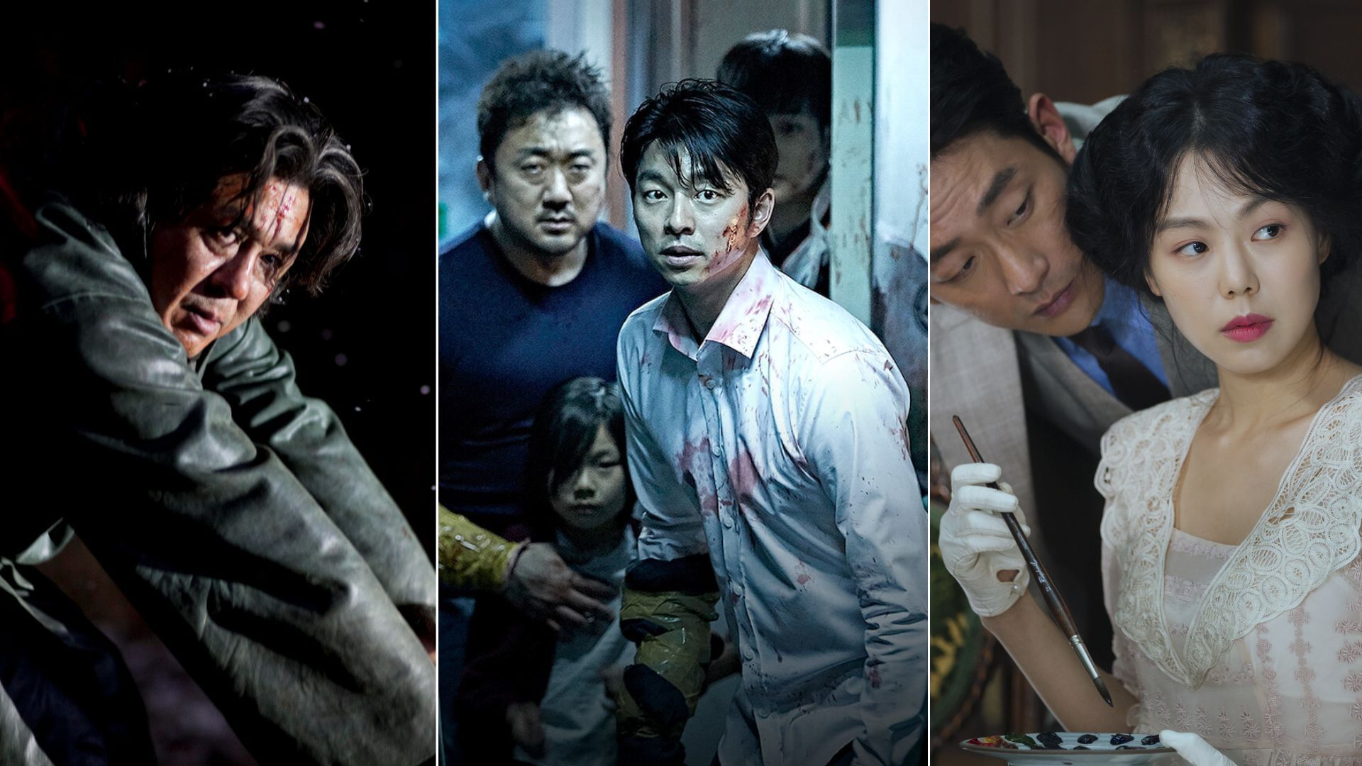 I Saw the Devil, Train to Busan, The Handmaiden 