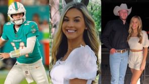 Quinn Ewers’ GF Madelyn Barnes shows off flaming red bodycon dress ahead of Bills vs. Dolphins Week 3 game