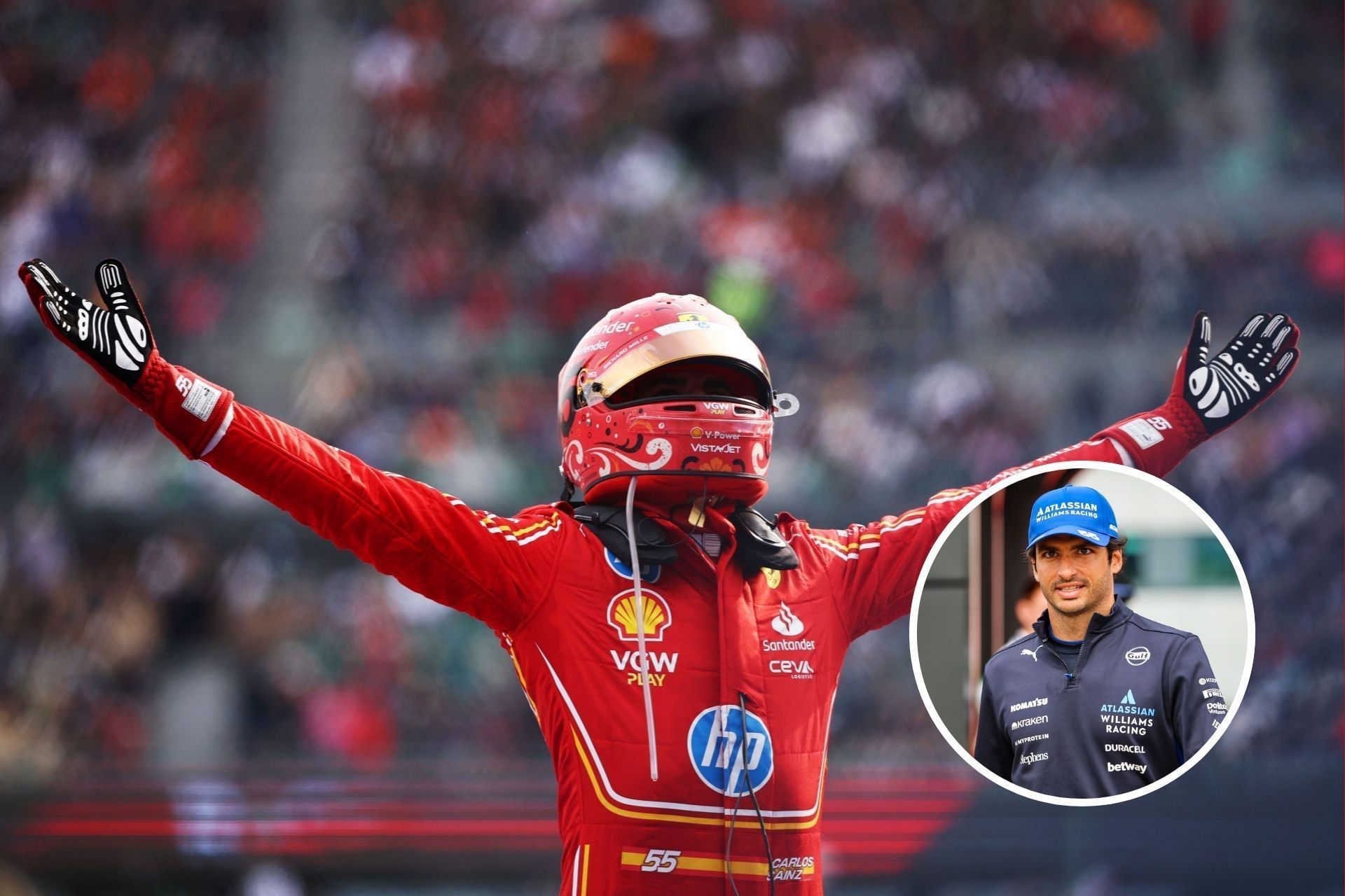 Carlos Sainz comments on still being the last Ferrari driver to have won an F1 race (Getty Images)