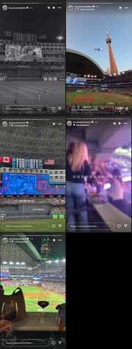 Shane Bieber's wife Kara has published stories. (Karamaxinebieber / Instagram)