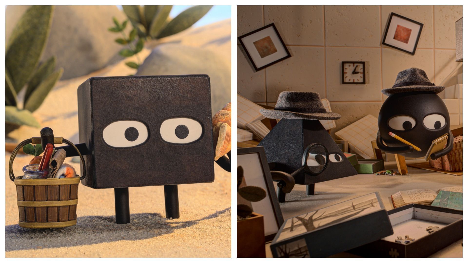 A collage from Shape Island (Images from Apple TV PR)
