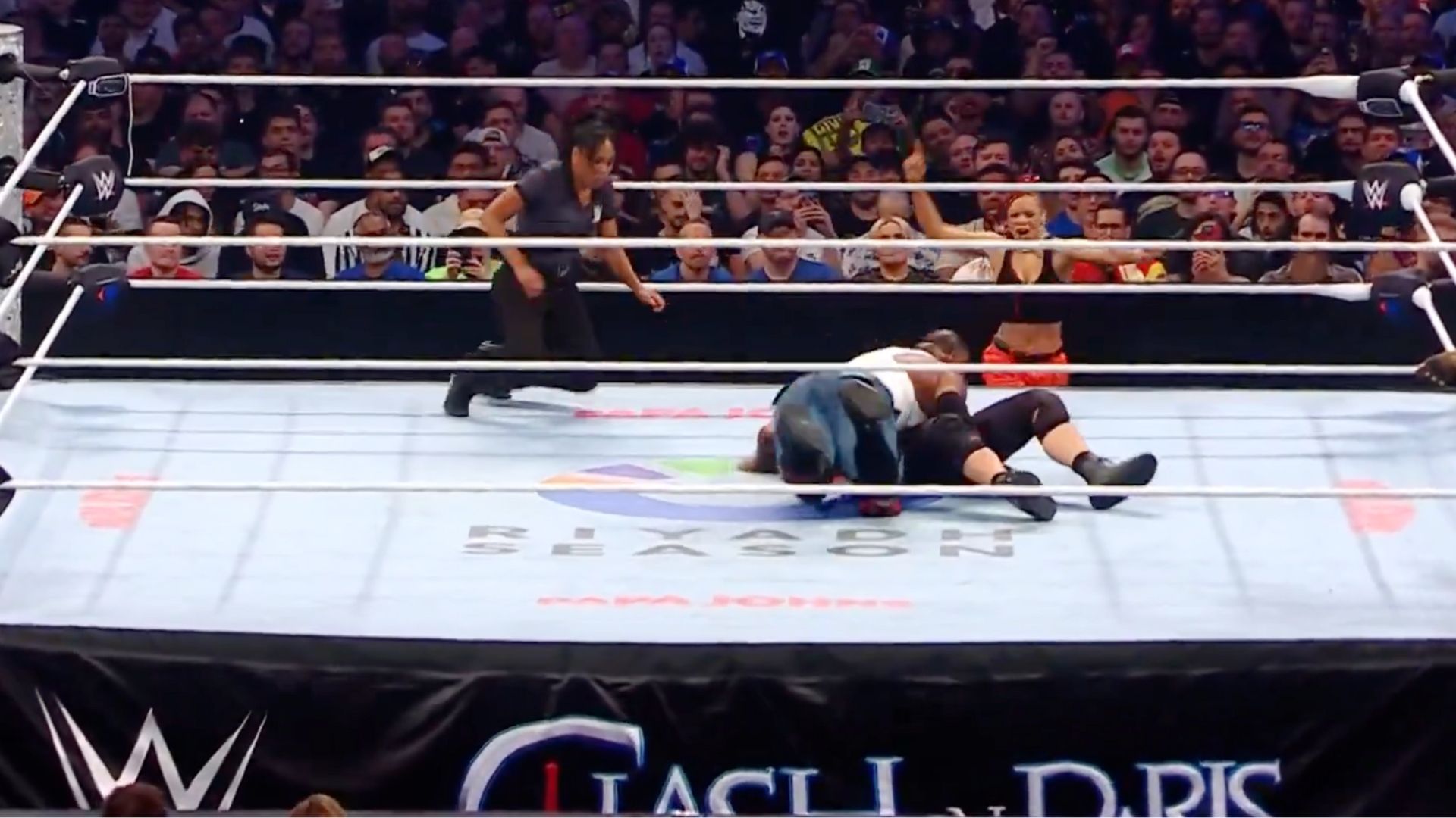Clash in Paris aired live today from France. [Image credit: WWE on X]