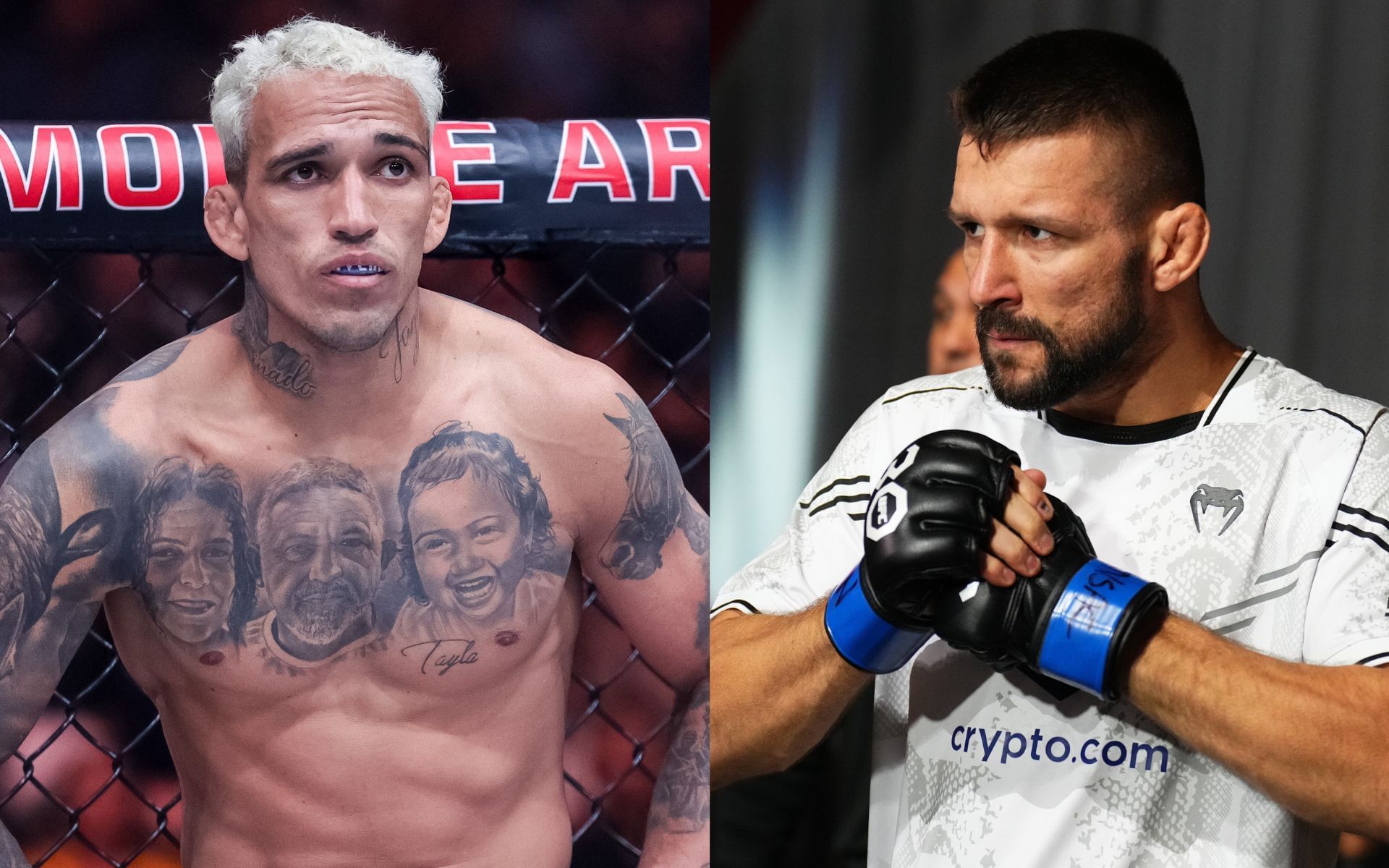 Charles Oliveira (left) takes on Mateusz Gamrot next (right). [Images courtesy: Getty]