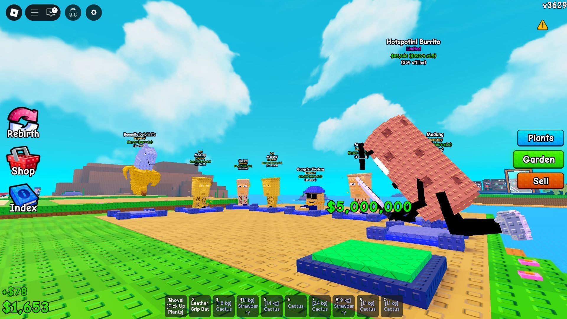 A collection of Brainrots (Image via Roblox)