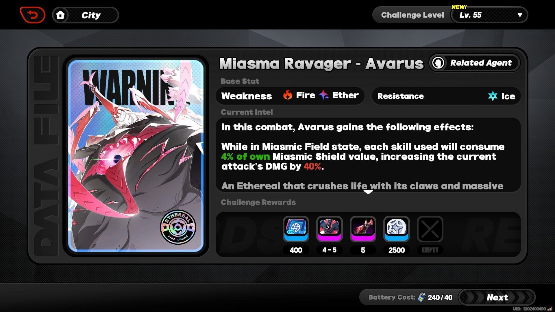 Miasma Ravager - Avarus (Image via HoYoverse)