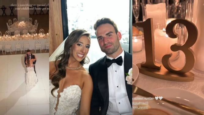 Johnny Gaudreau's sister Katie drops never-before-seen pictures from the morning of her wedding ft. first look and more