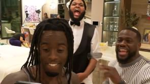 "I should knock your a** out": Kevin Hart calls Kai Cenat "racist" during sleepover livestream