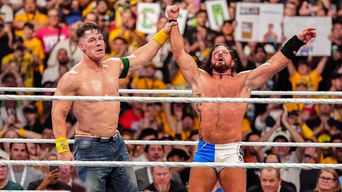John Cena legitimately surprised AJ Styles at Crown Jewel with legendary hand-written introduction [REPORT]