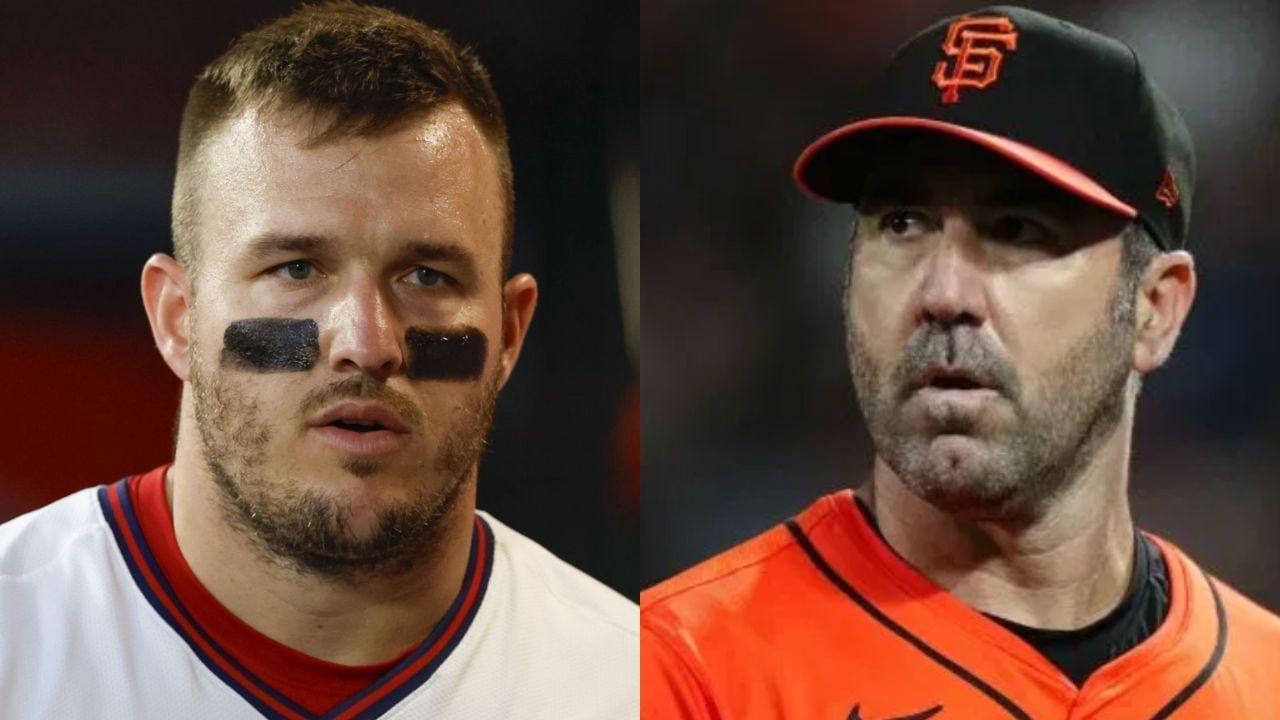 Mike Trout (L), Justin Verlander (R) (Images from - Getty)