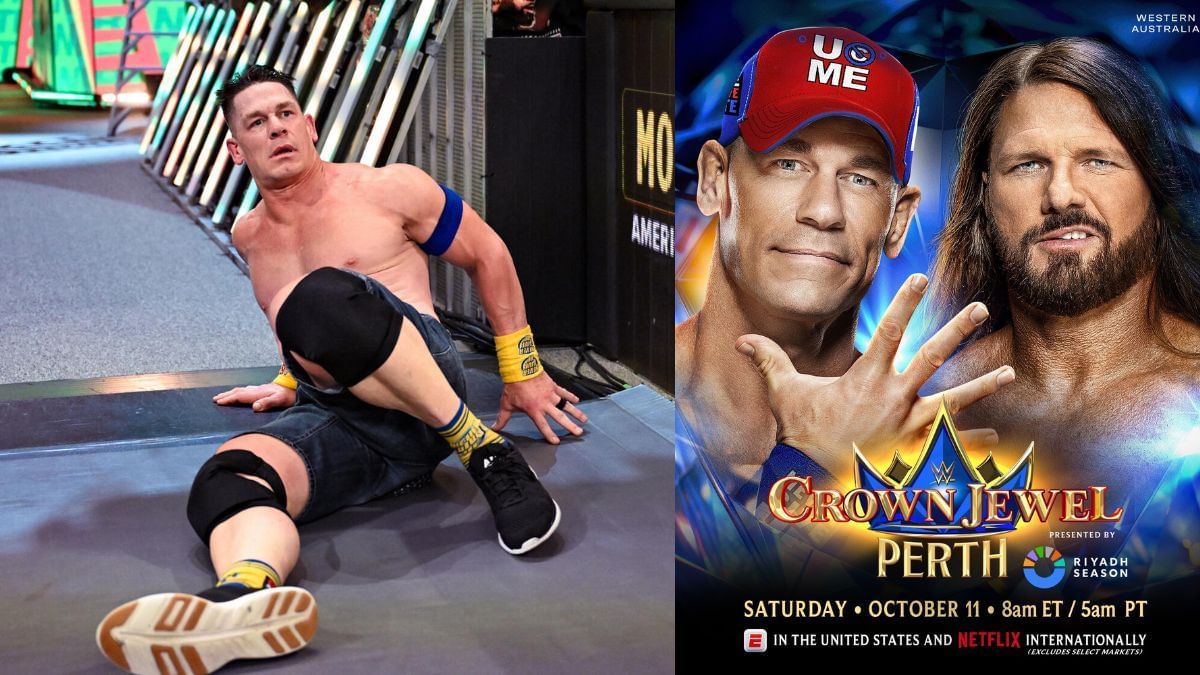 John Cena will face AJ Styles this Saturday! [Images via WWE.com &amp; Triple H