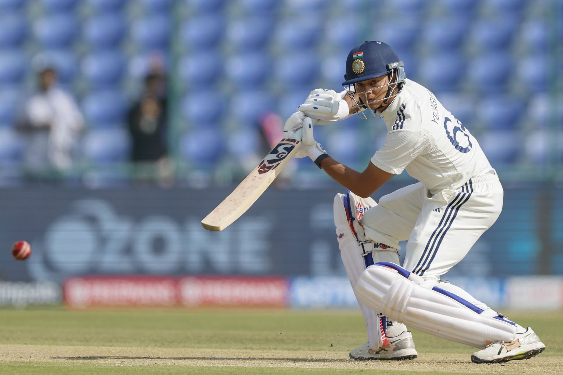 Yashasvi Jaiswal is leading India&#039;s charge. (Image Credits: BCCI X)