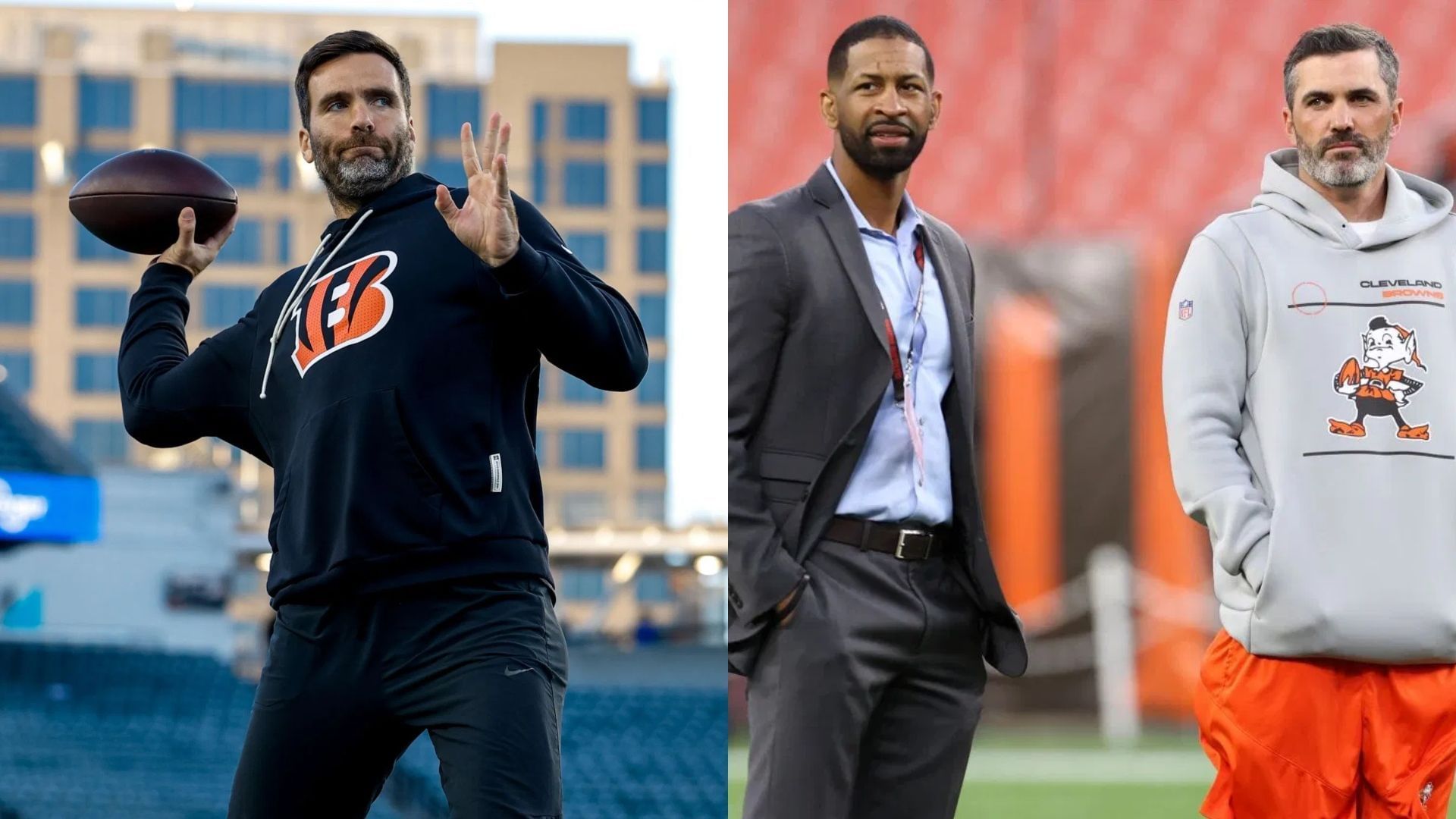 Joe Flacco embarrasses Browns HC Kevis Stefanski, GM Andrew Berry with win vs. Steelers - via Getty/CMS