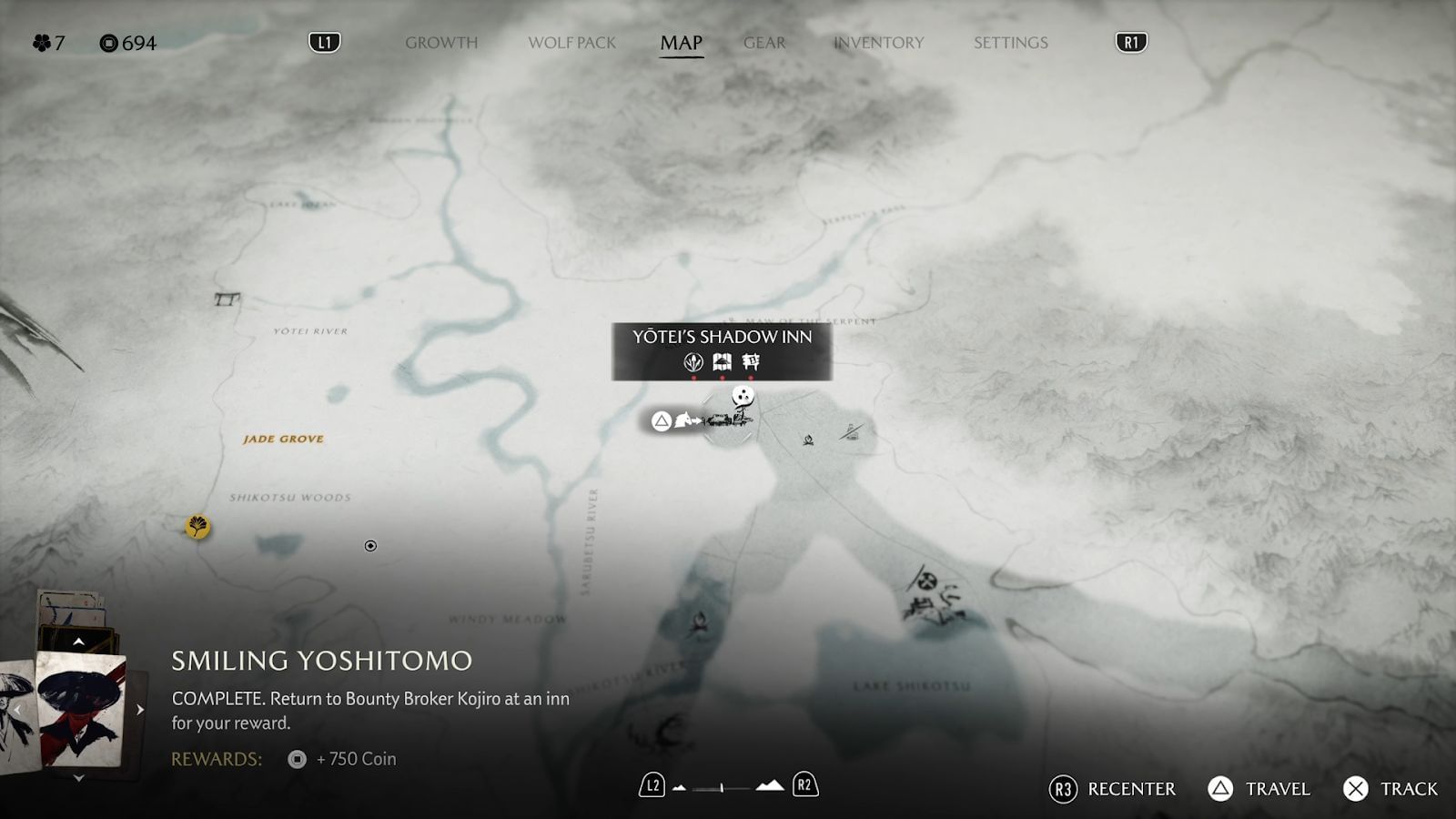 Place to start the fast travel (Image via Sucker Punch)