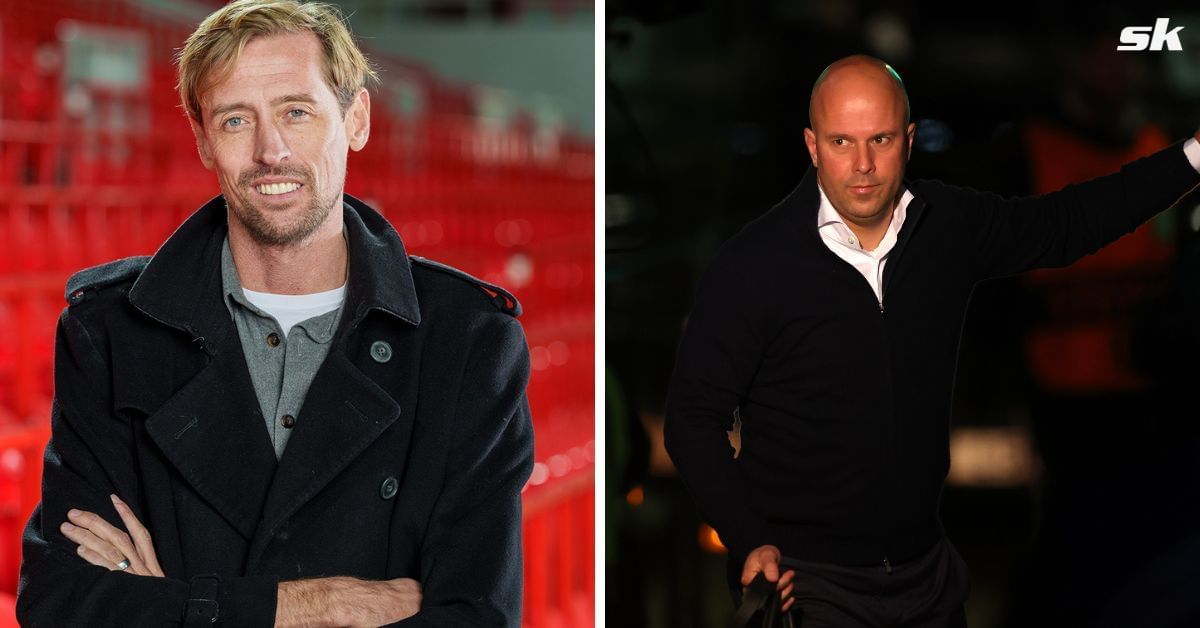 Peter Crouch questions Arne Slot