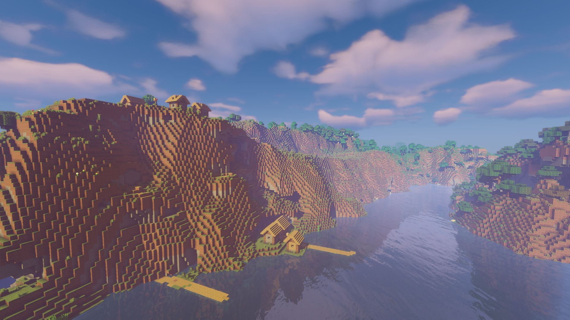 Sildur&#039;s is one of the best Minecraft Java shaders to get an idea of what to expect in the Vibrant Visuals update for this edition of the game (Image via Sportskeeda Gaming || Mojang Studios)