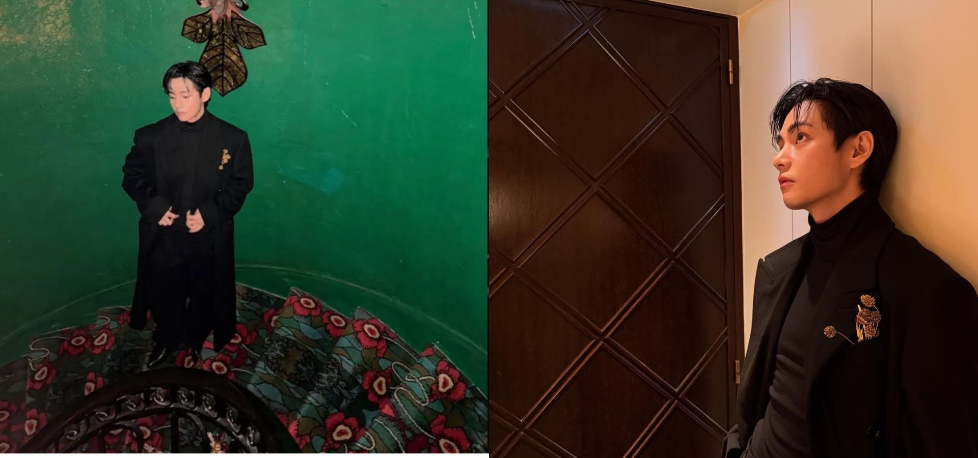 Taehyung shares pictures from his Paris trip (Images via Instagram/@thv)