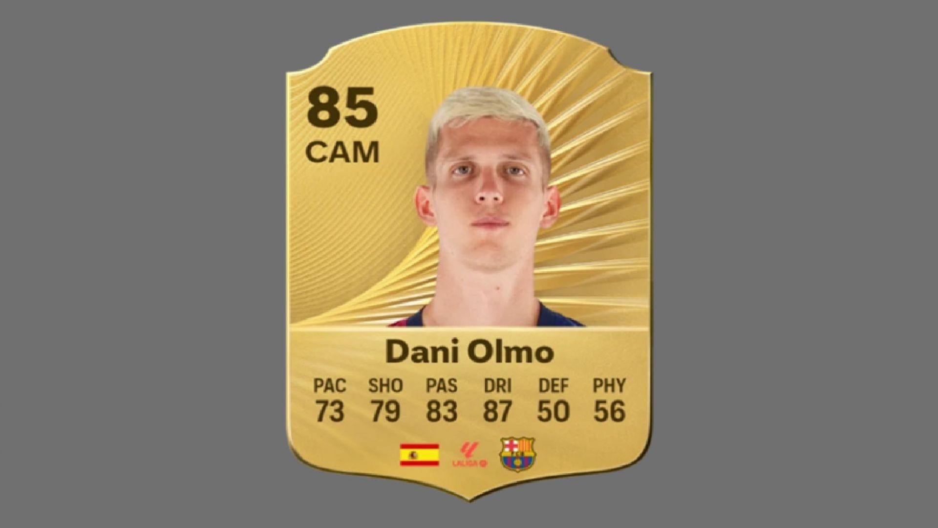 Dani Olmo card in EA FC 26 (Image via EA Sports)