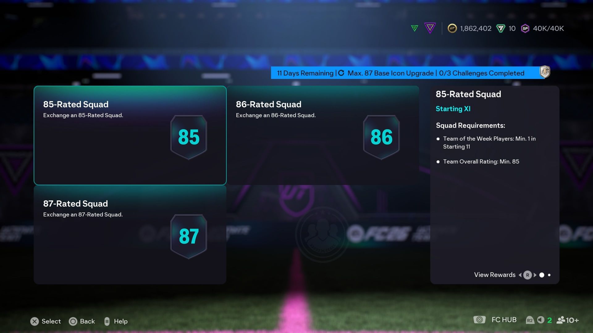 The requirements (Image via EA Sports)