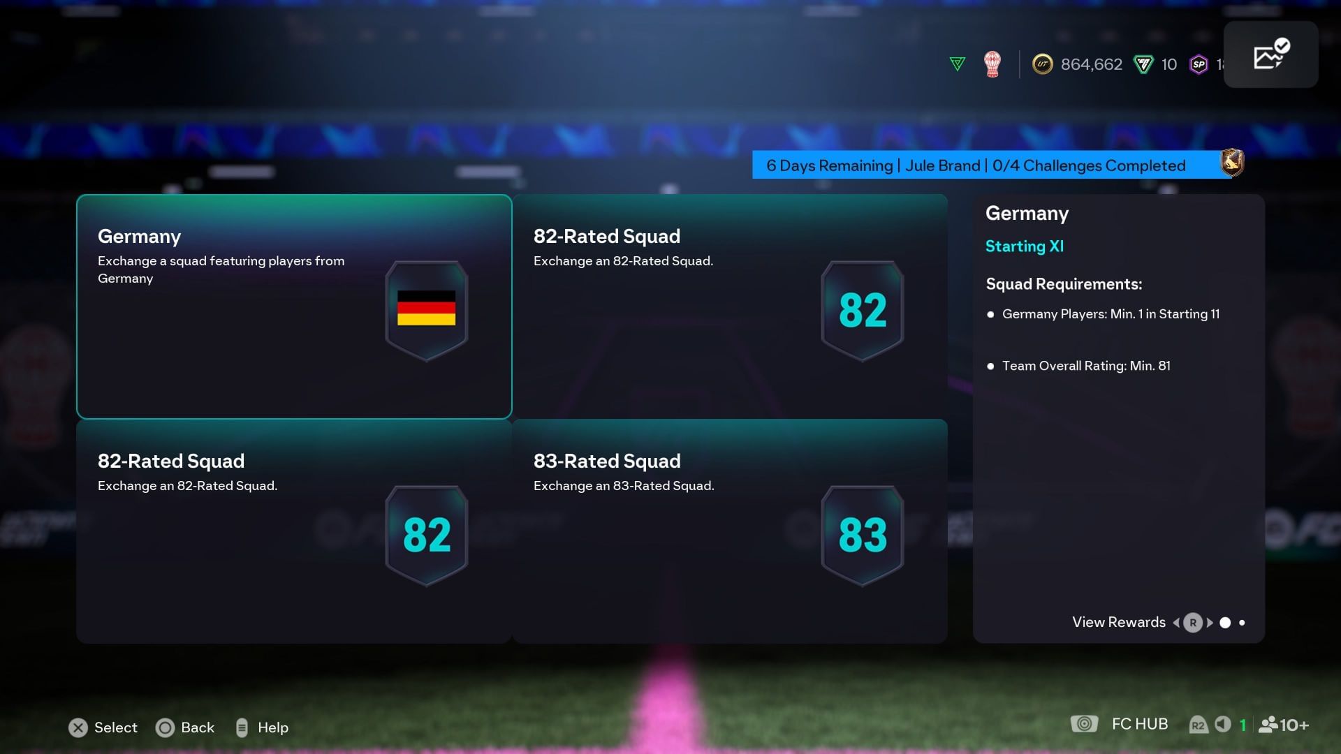 The requirements (Image via EA Sports)