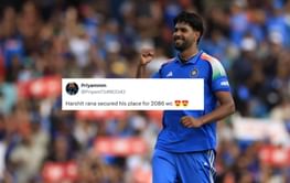 "Harshit Rana apology form is available online now" - Twitter goes berserk as young pacer rattles Australia with 4-fer in AUS vs IND 2025 3rd ODI