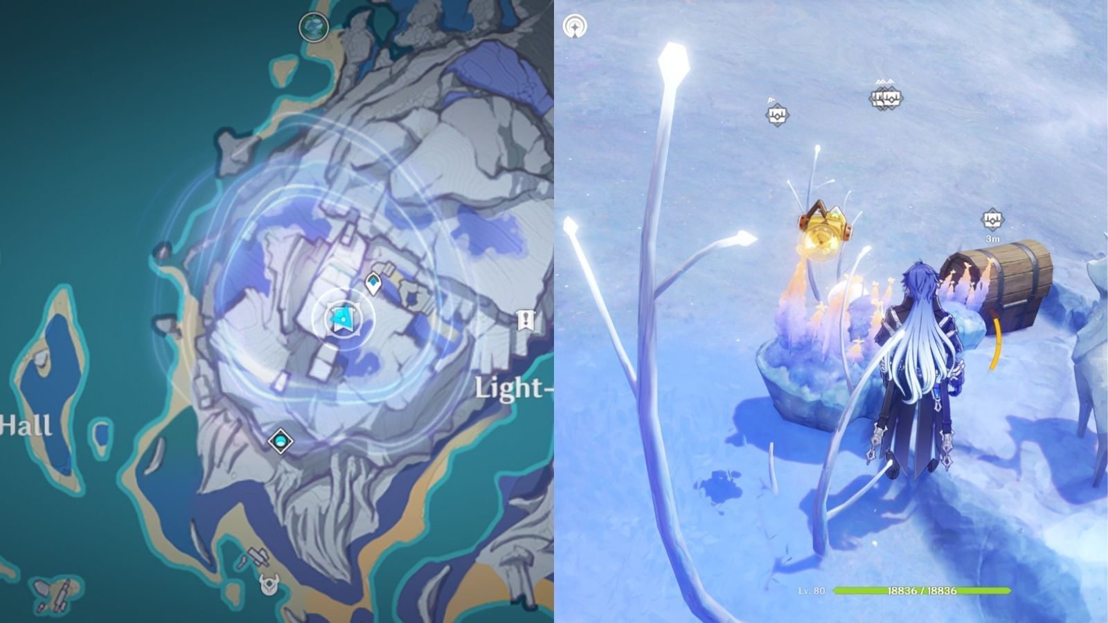 Location of the Deer Statue 2 (Image via HoYoverse)