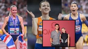 Molly Caudery announces engagement with fellow athlete Joel Clarke-Khan in picturesque beach setting; Femke Bol and others send love