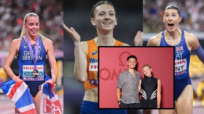 Molly Caudery announces engagement with fellow athlete Joel Clarke-Khan in picturesque beach setting; Femke Bol and others send love