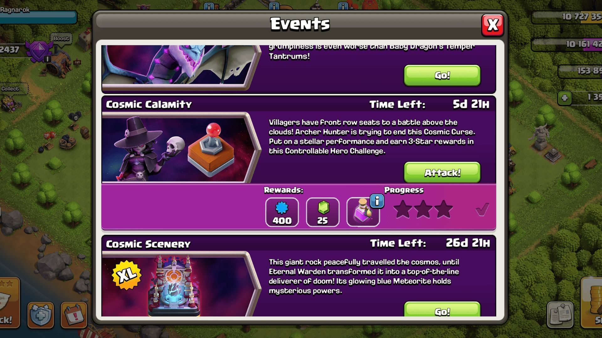 Rewards offered in the challenge (Image via Supercell)