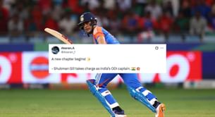"A new chapter begins" - Fans react as Shubman Gill replaces Rohit Sharma as new ODI captain for IND vs AUS series