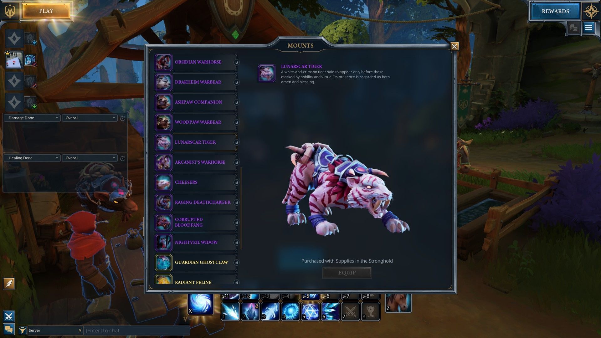 Fellowship has a lot of options for Mounts (Image via Arc Games)