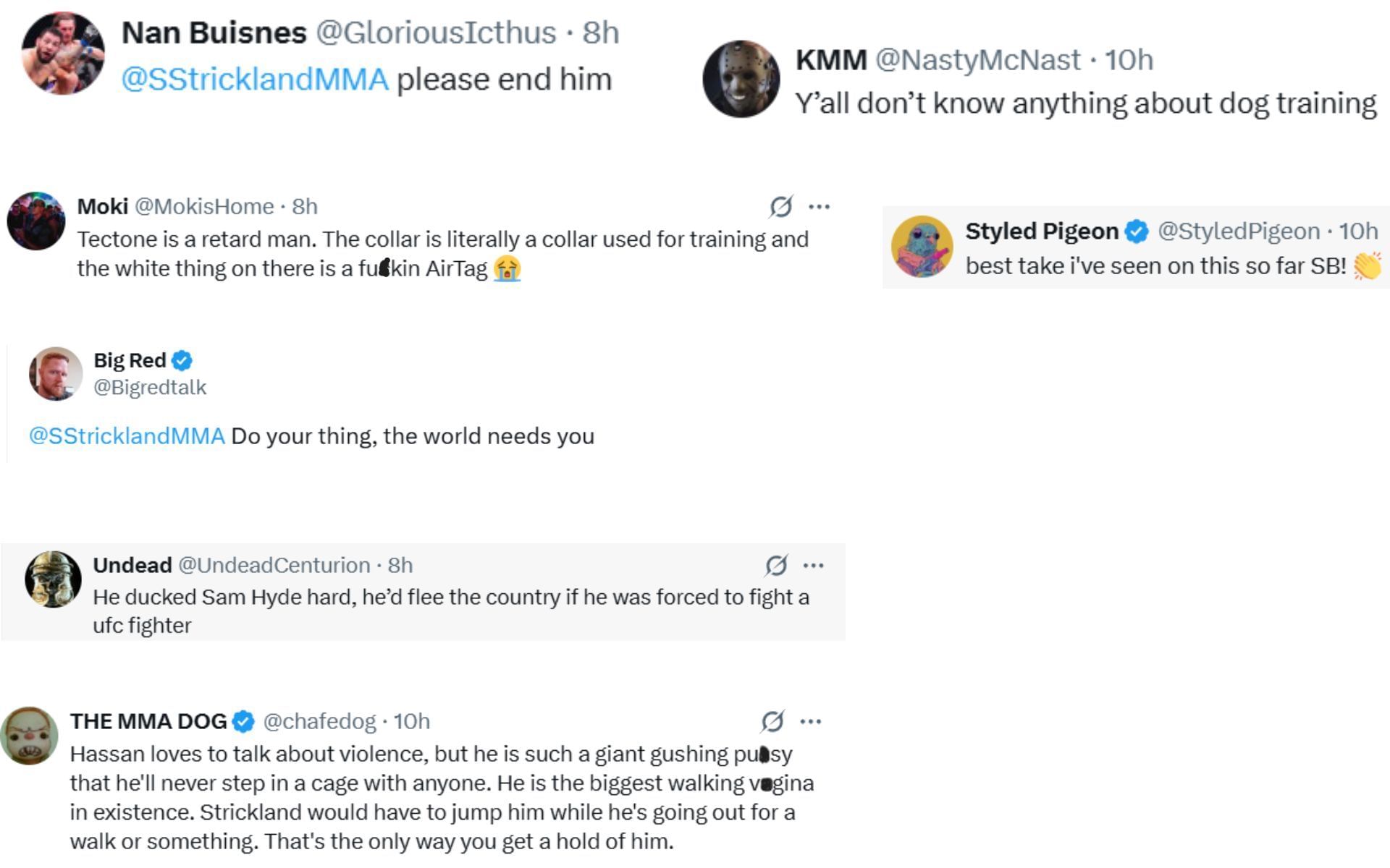 Fan reactions [Screenshots courtesy: @SpinninBackfist on X]