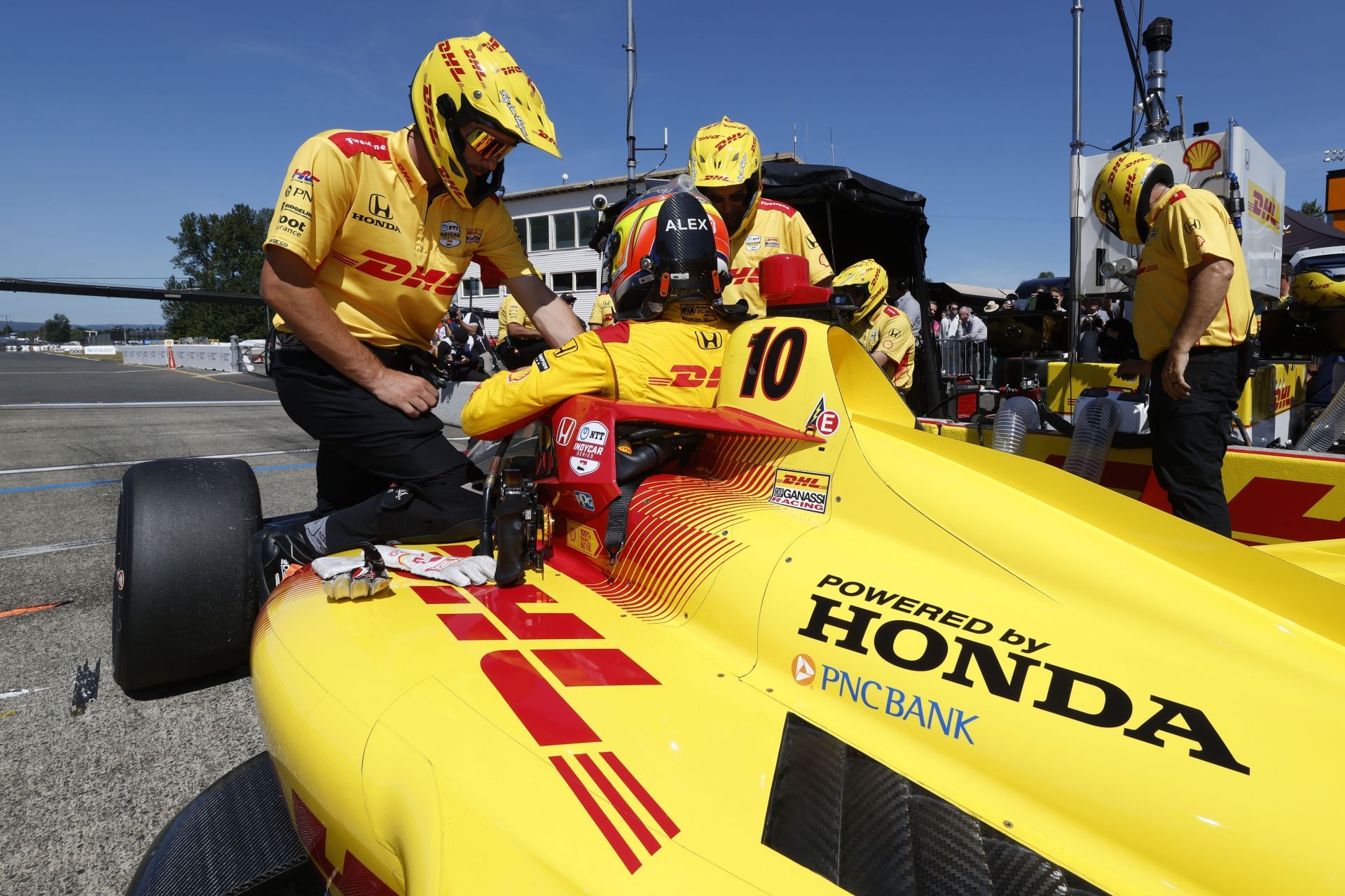Chip Ganassi Racing&#039;s Alex Palou at the 2025 NTT INDYCAR Series BITNILE.com Grand Prix of Portland - Source: Getty