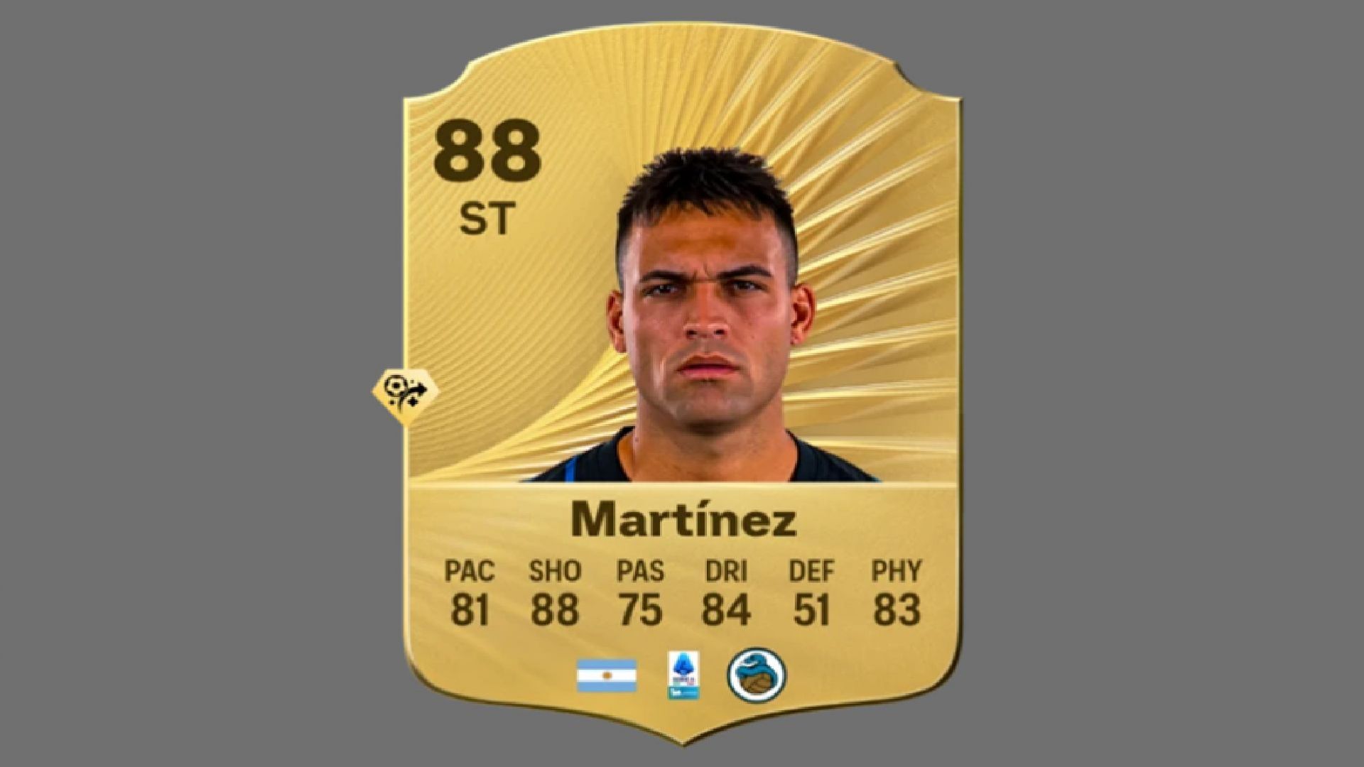 Lautaro Martinez FC 26 card (Image via EA Sports)