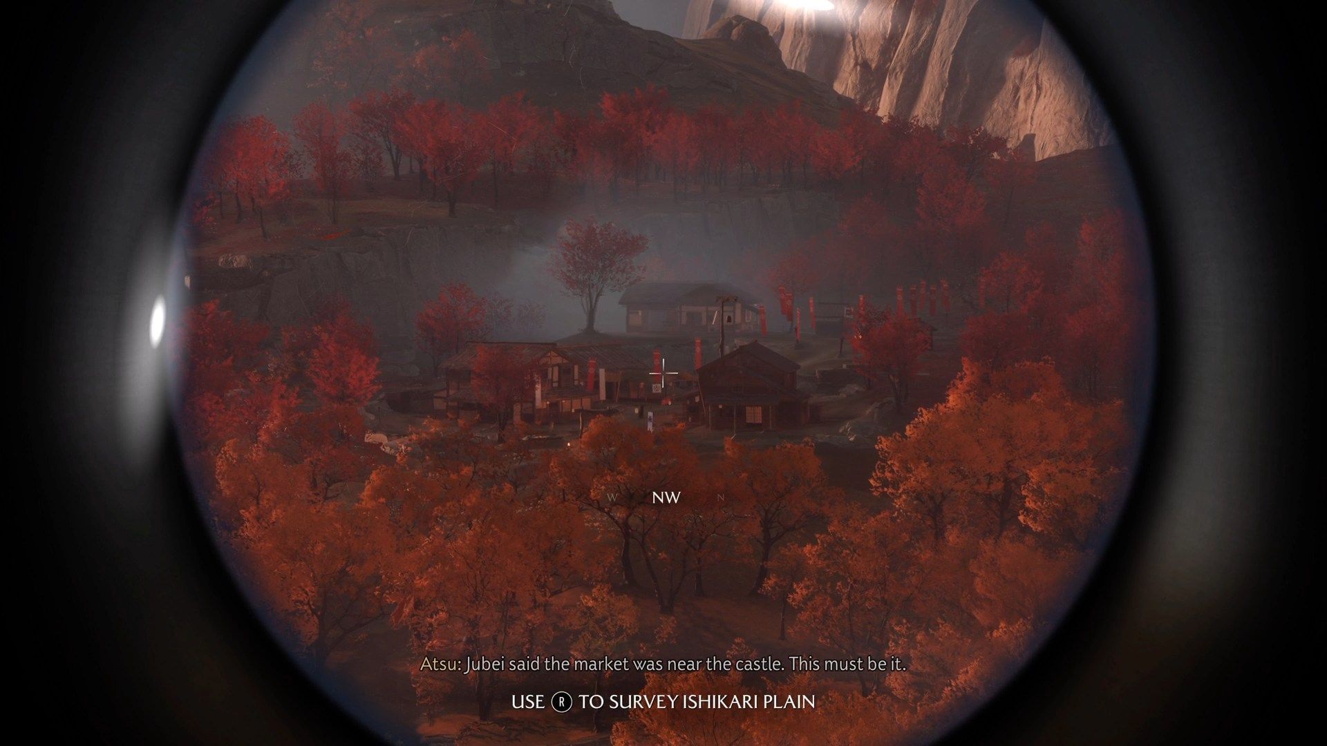 Track several locations of Ishikari Plain (Image via Sportskeeda Gaming || Sucker Punch)