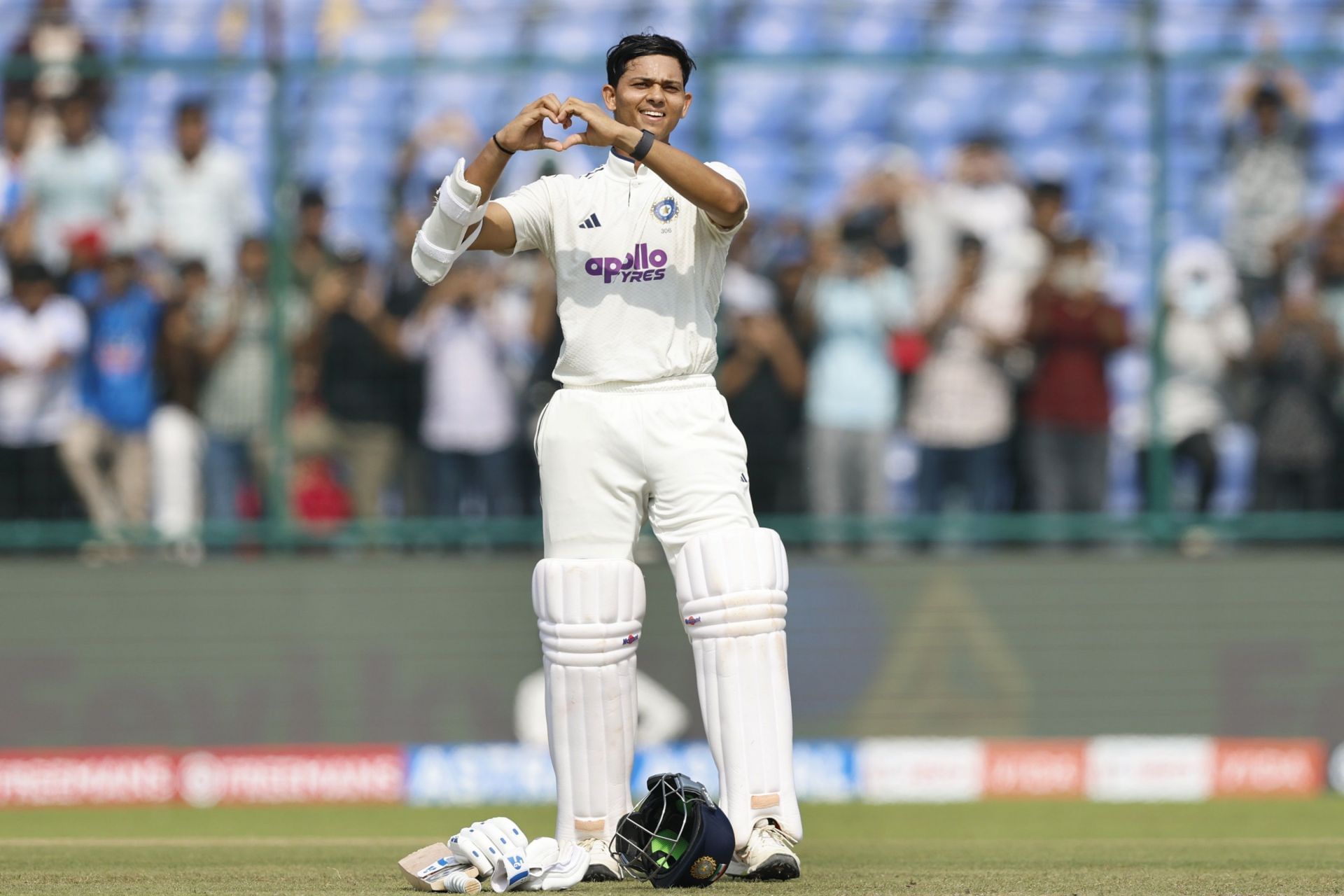 Yashasvi Jaiswal scored an unbeaten century on Day 1 of the second Test against the West Indies. [P/C: BCCI/X]