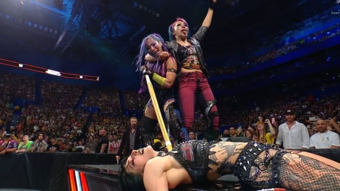 Asuka breaks silence after The Kabuki Warriors take out Rhea Ripley and IYO SKY on WWE RAW